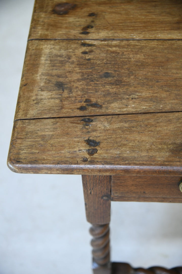 Antique Oak Side Table