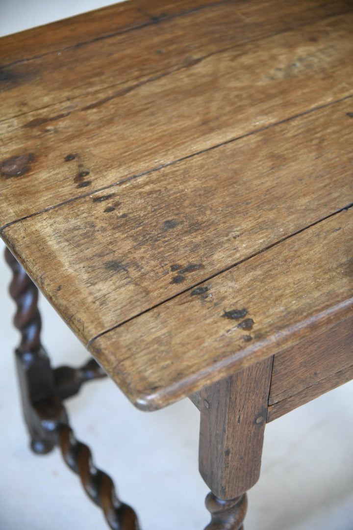 Antique Oak Side Table