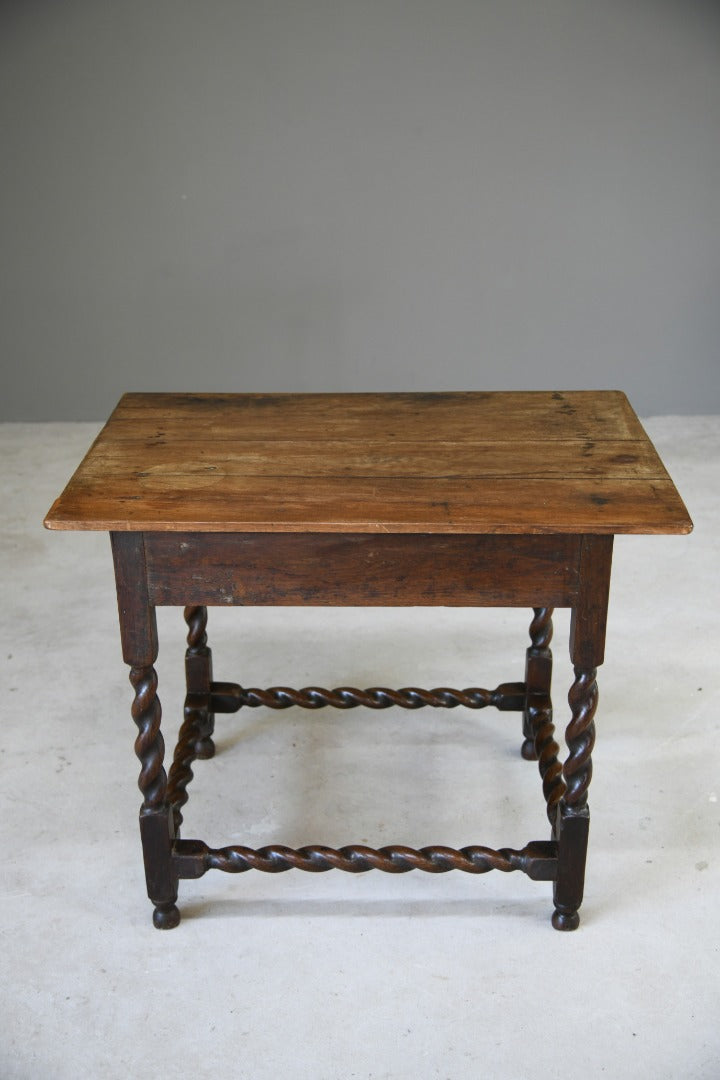 Antique Oak Side Table