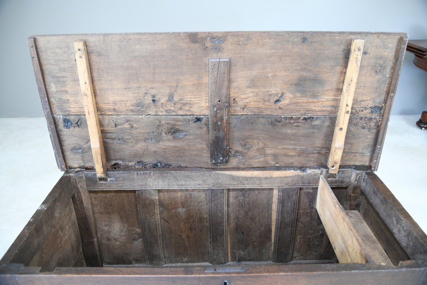 Antique English Oak Coffer