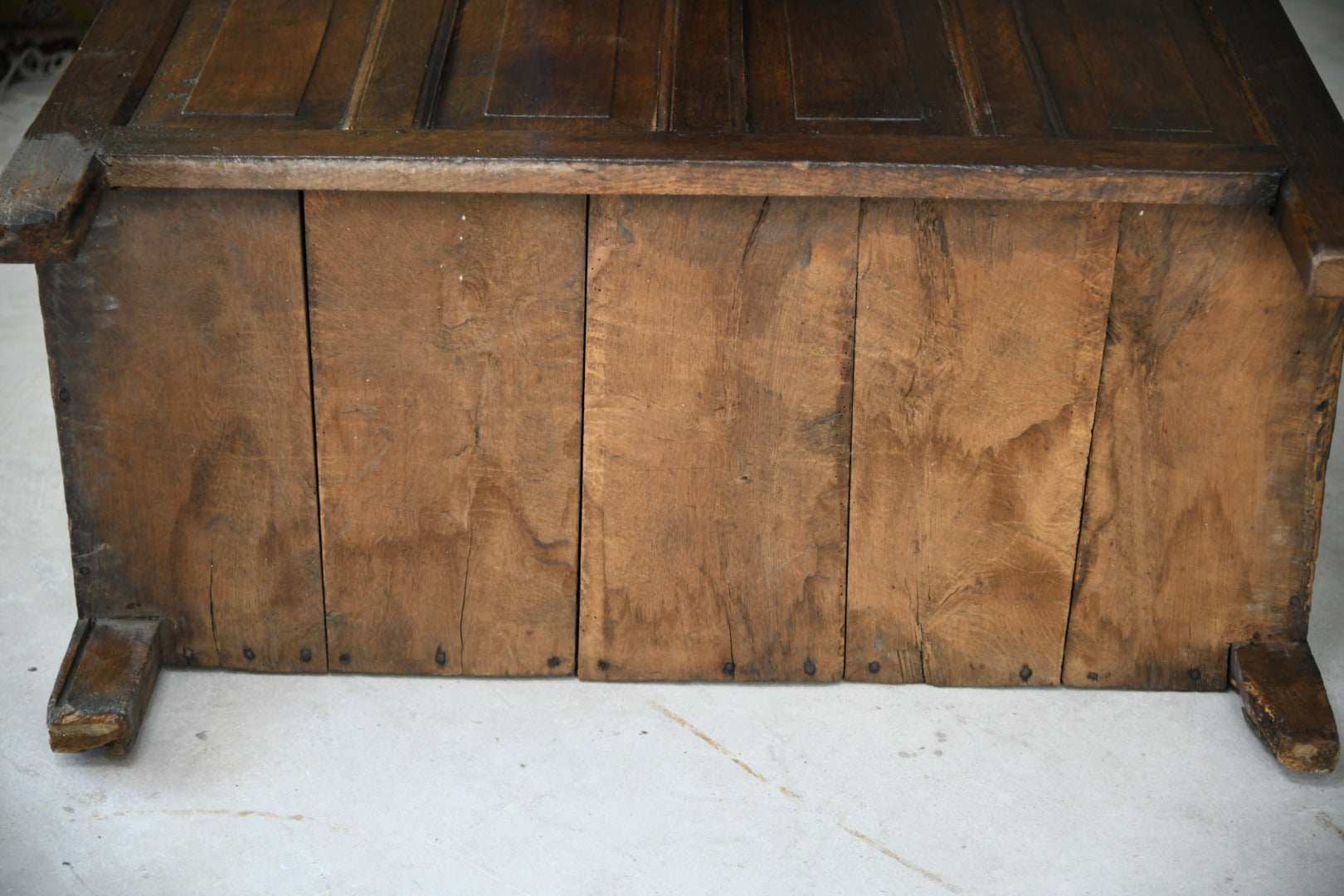 Antique English Oak Coffer