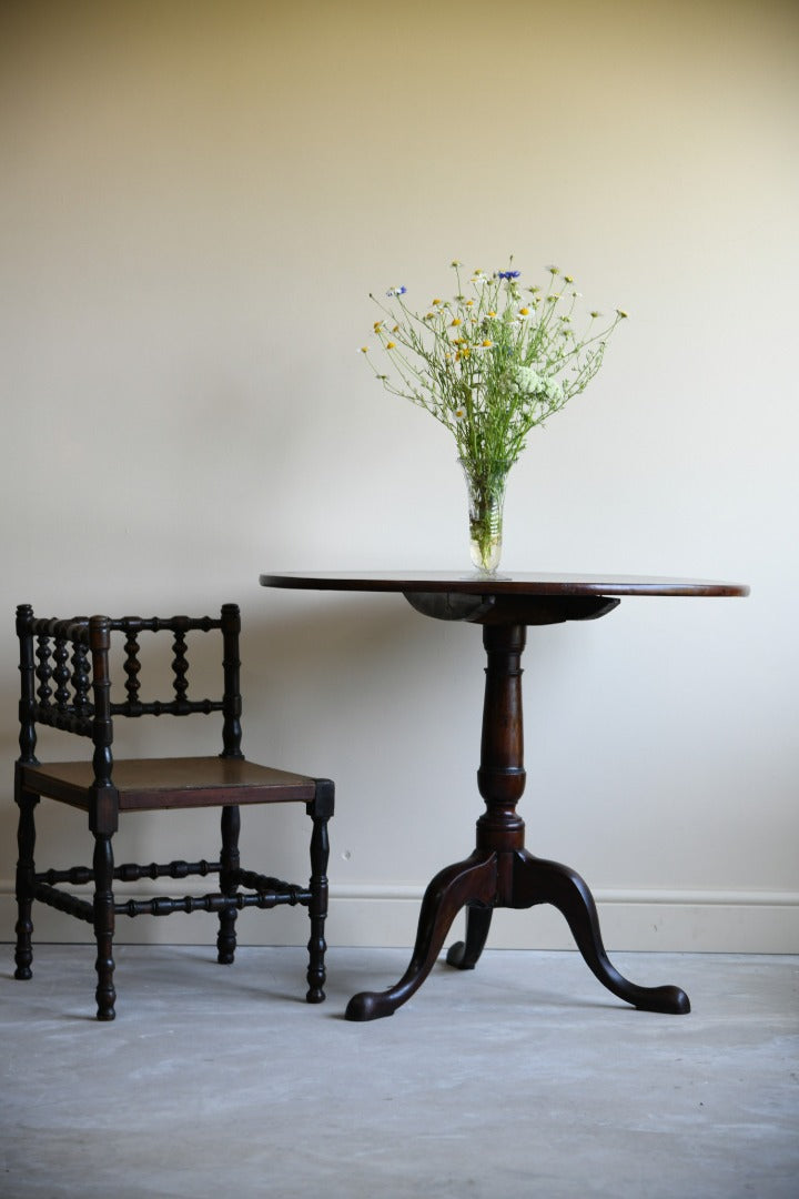 Antique Turned Corner Chair