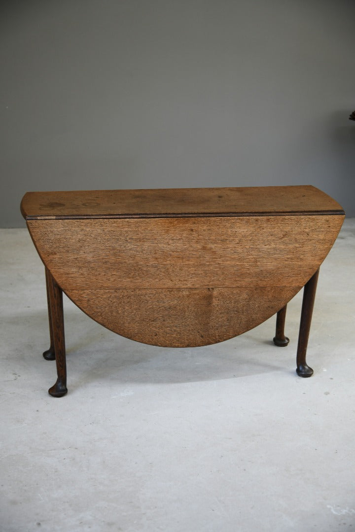 Georgian Oval Oak Gate Leg Table