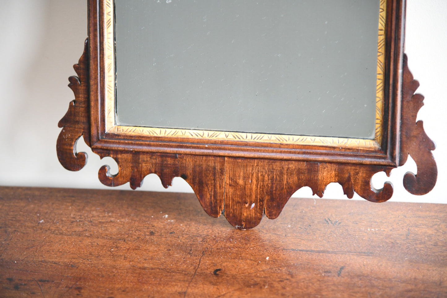 Georgian Style Mahogany Mirror