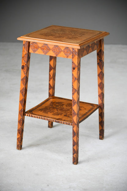 Poker Work Pine Occasional Table