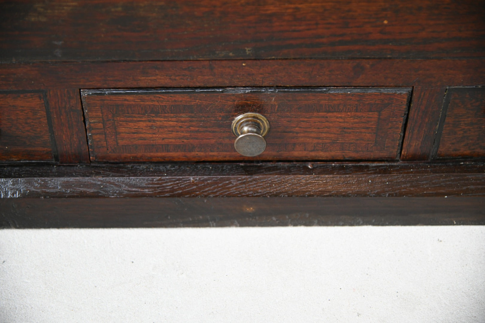 George III Oak Corner Cupboard