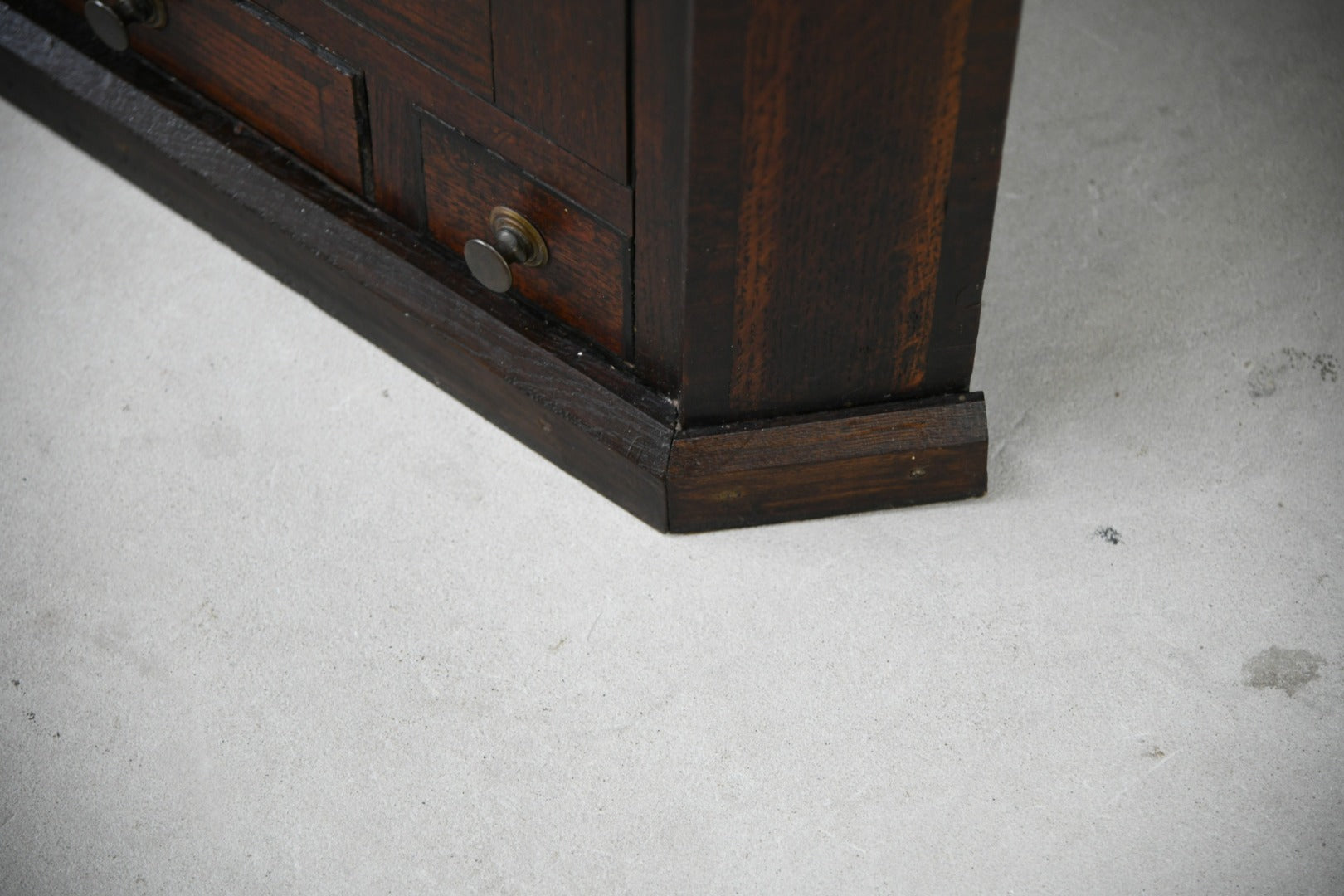 George III Oak Corner Cupboard