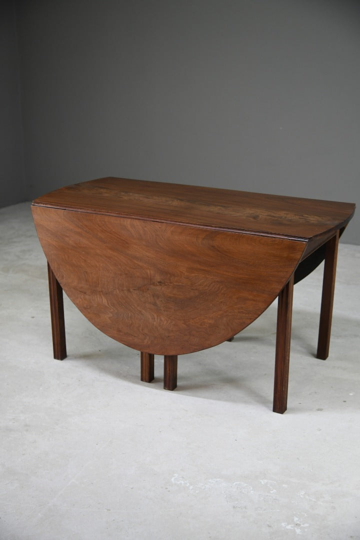 Solid Mahogany Drop Leaf Table