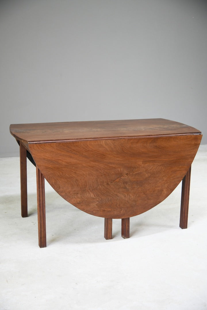 Solid Mahogany Drop Leaf Table