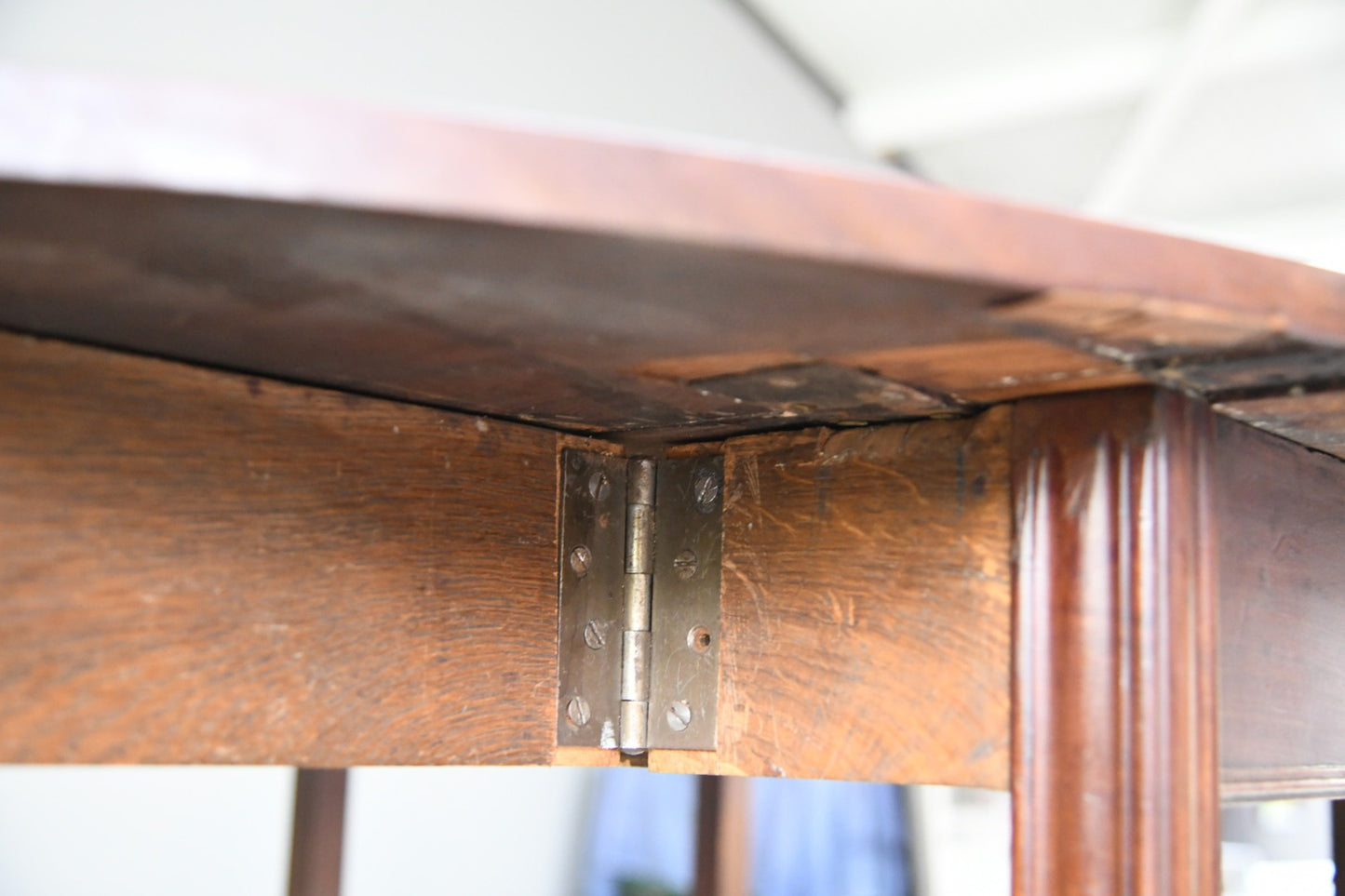 Solid Mahogany Drop Leaf Table