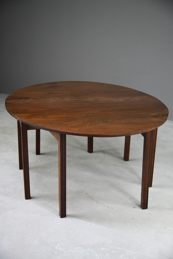 Solid Mahogany Drop Leaf Table