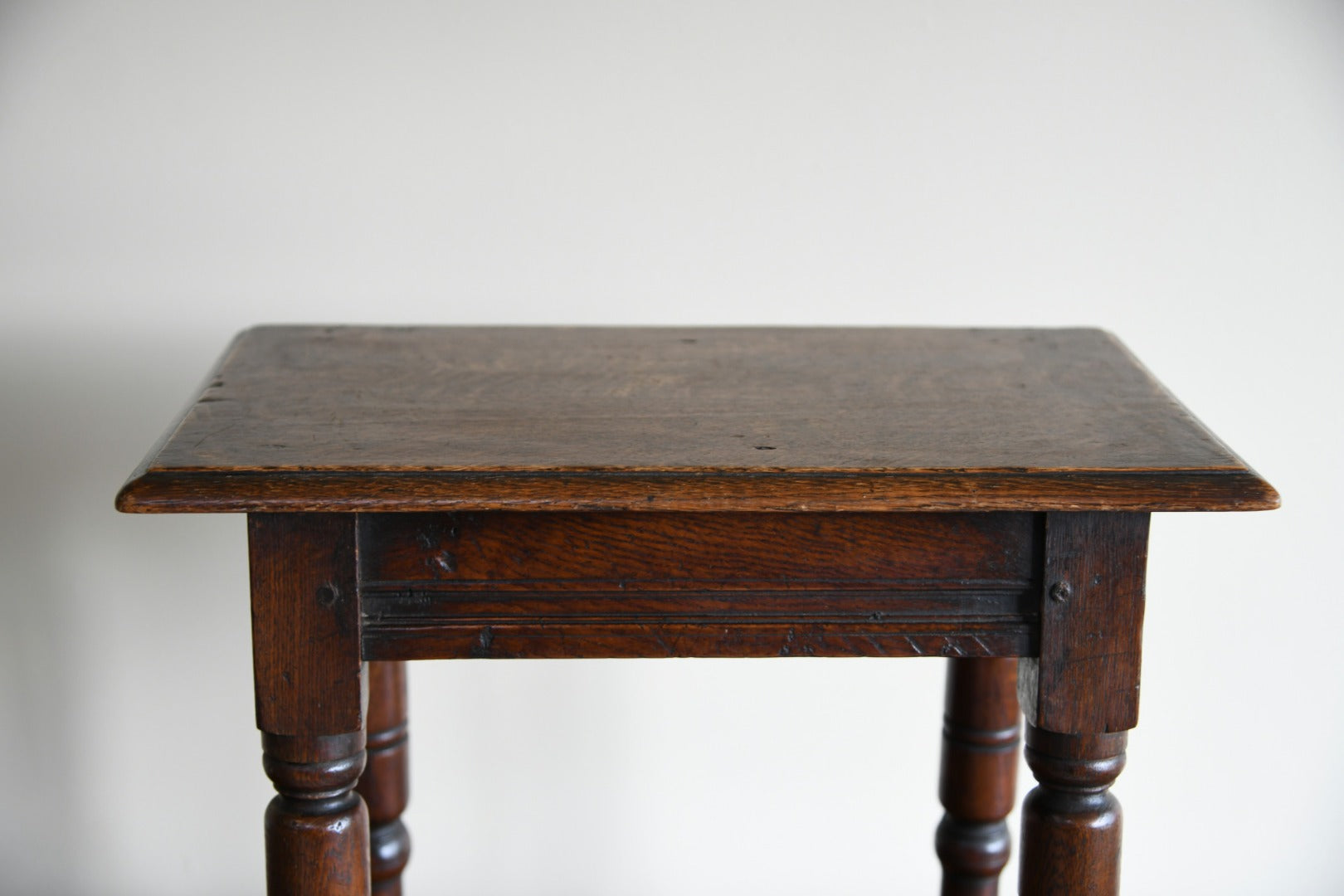 Charles II Style Oak Joint Stool