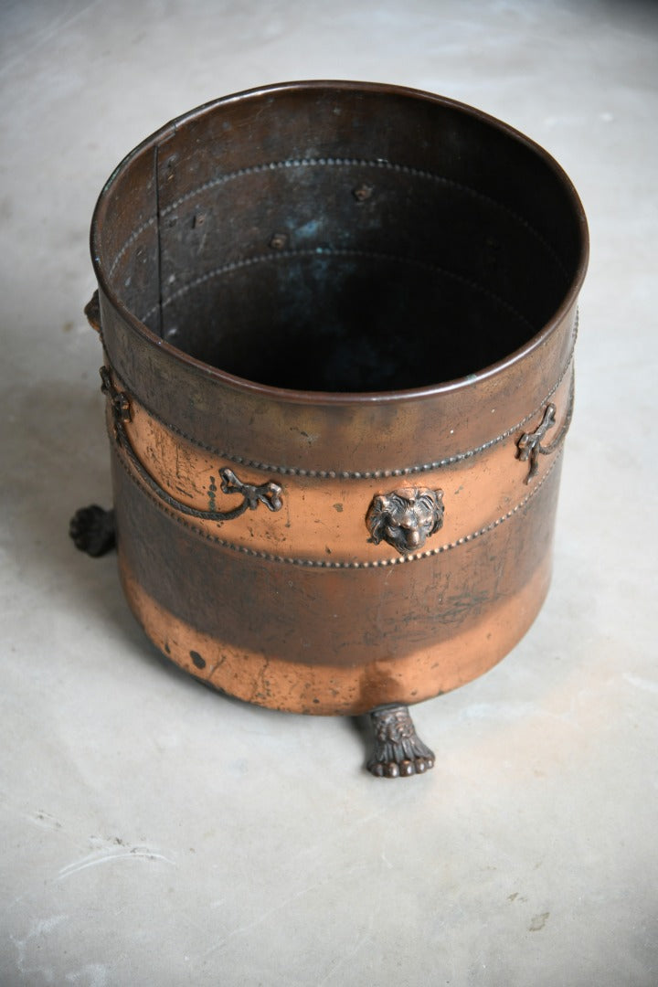 Copper Coal Bucket