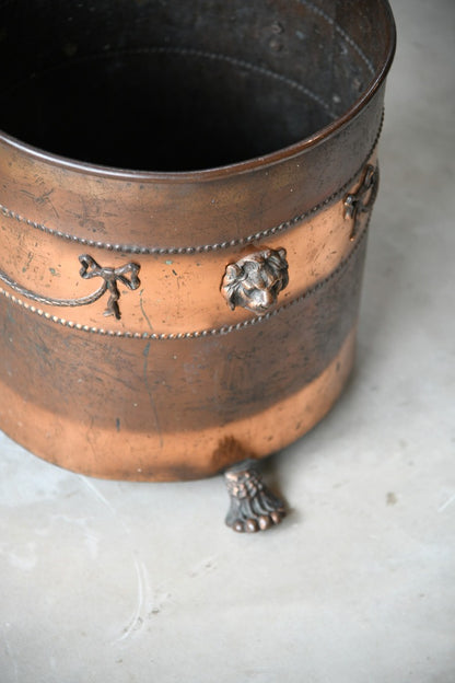 Copper Coal Bucket