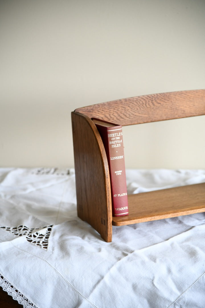 Vintage Oak Book Trough