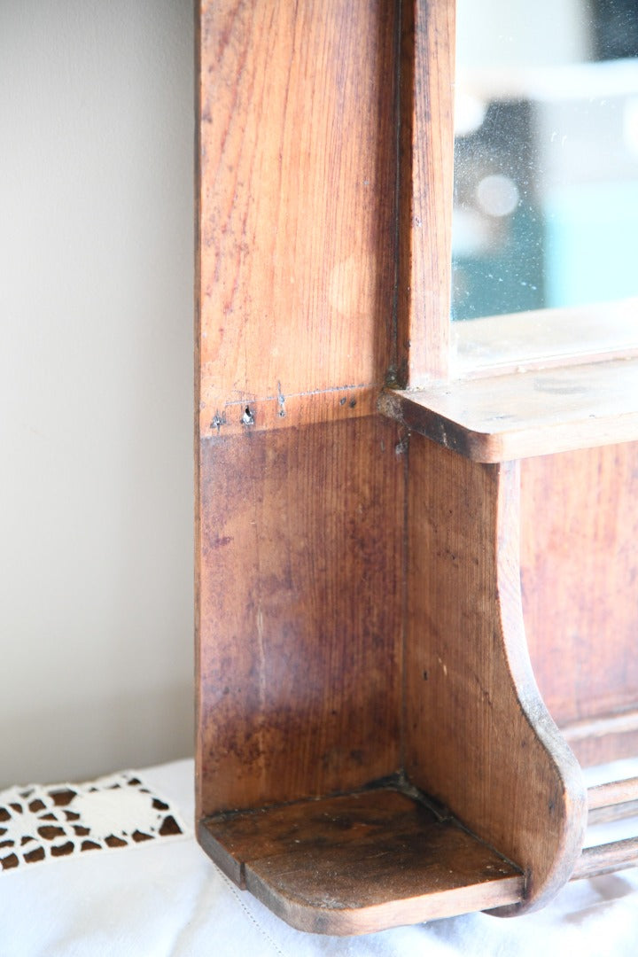 Rustic Pine Vanity Mirror