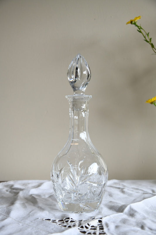 Quality Cut Glass Decanter