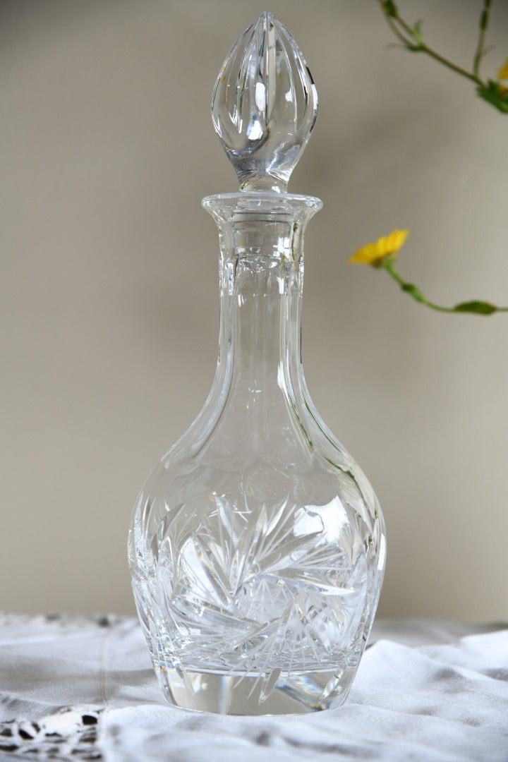 Quality Cut Glass Decanter