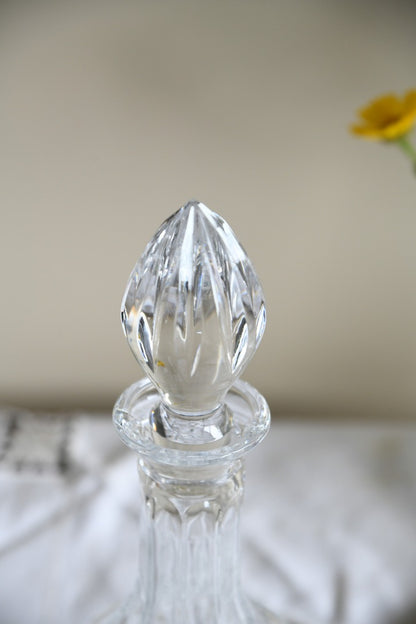 Quality Cut Glass Decanter