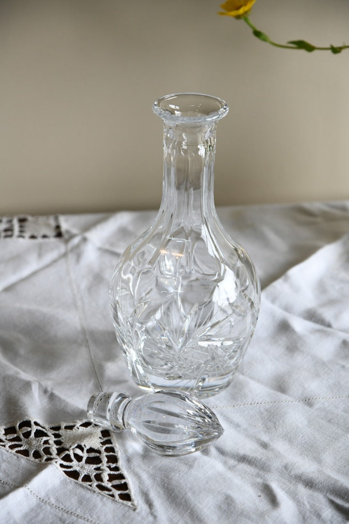 Quality Cut Glass Decanter