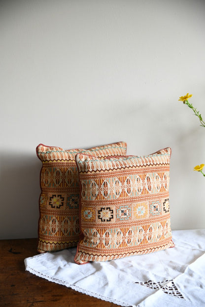 Pair Eastern Style Cushions