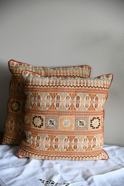 Pair Eastern Style Cushions