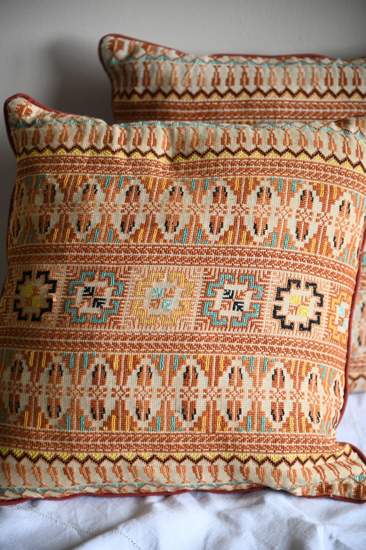 Pair Eastern Style Cushions