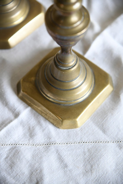 Pair Brass Candlesticks