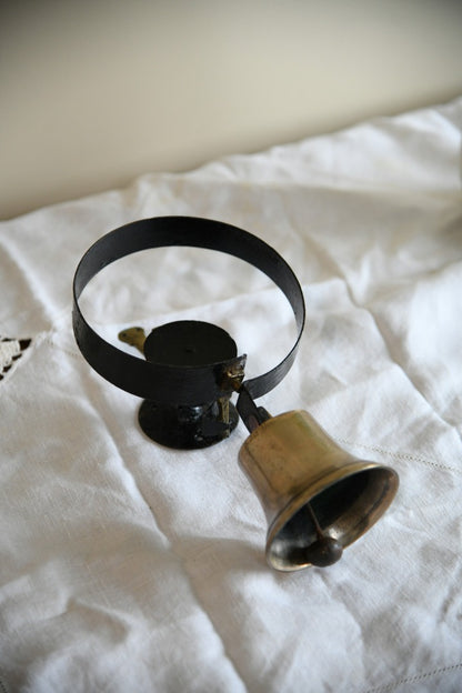 Antique Servants Shop Brass Bell