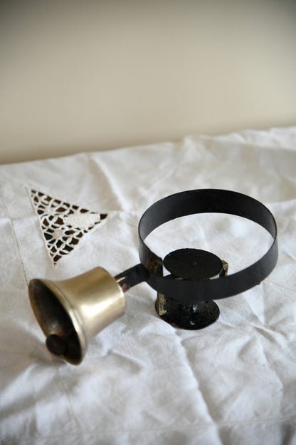 Antique Servants Shop Brass Bell