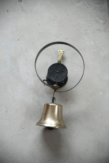 Antique Servants Shop Brass Bell