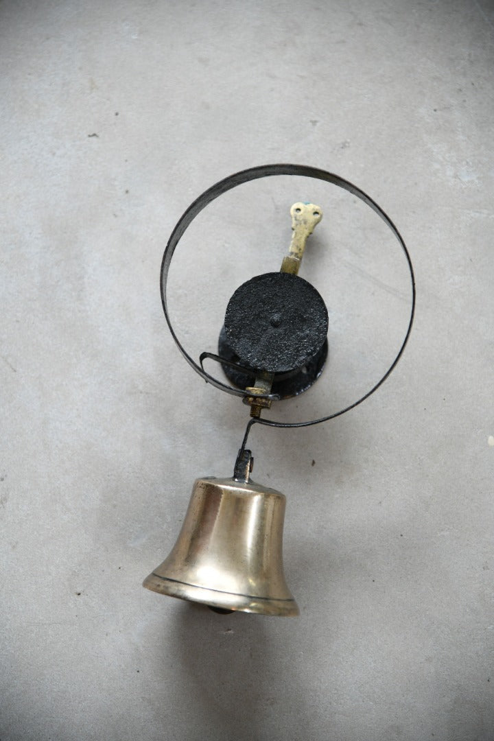 Antique Servants Shop Brass Bell