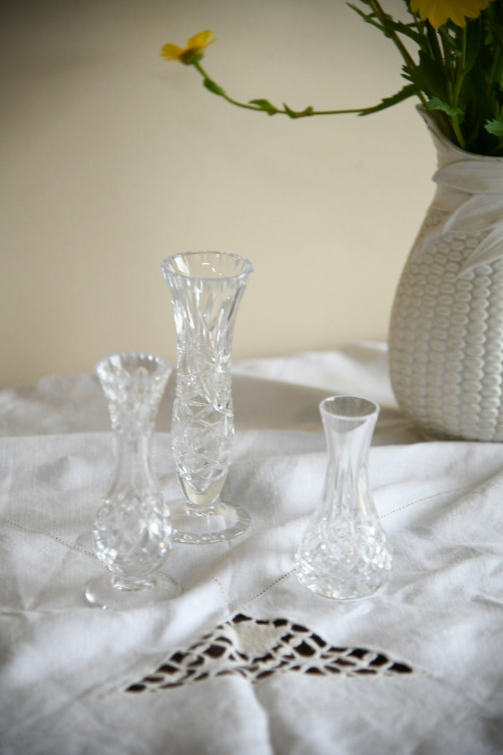 3 Glass Bud Vase