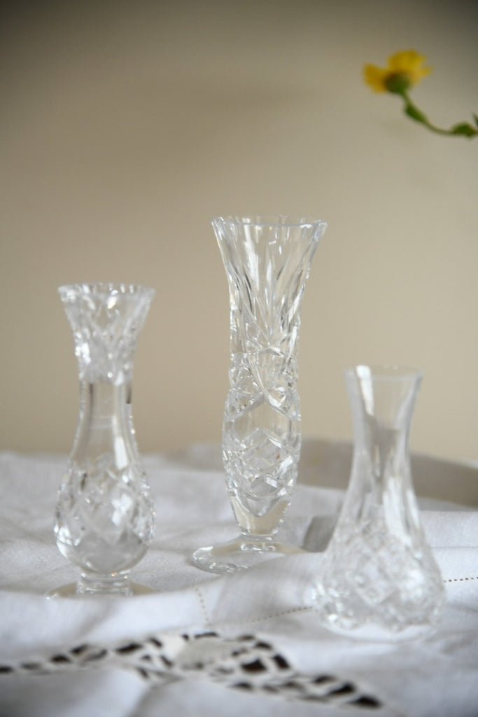 3 Glass Bud Vase