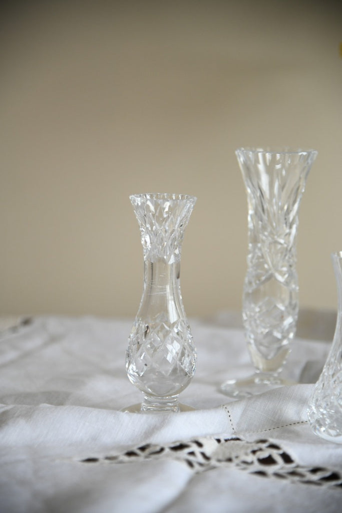 3 Glass Bud Vase