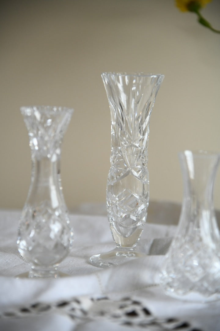 3 Glass Bud Vase