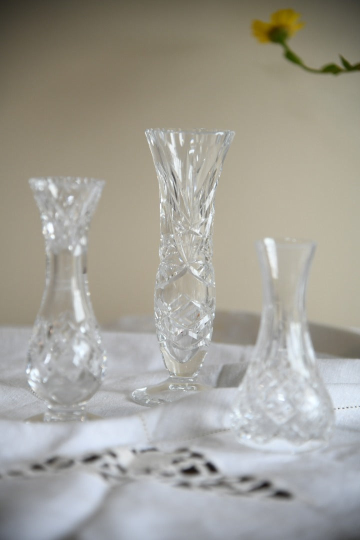 3 Glass Bud Vase