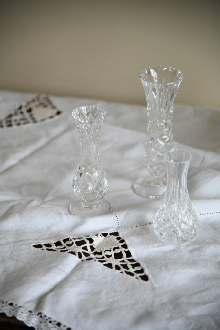 3 Glass Bud Vase