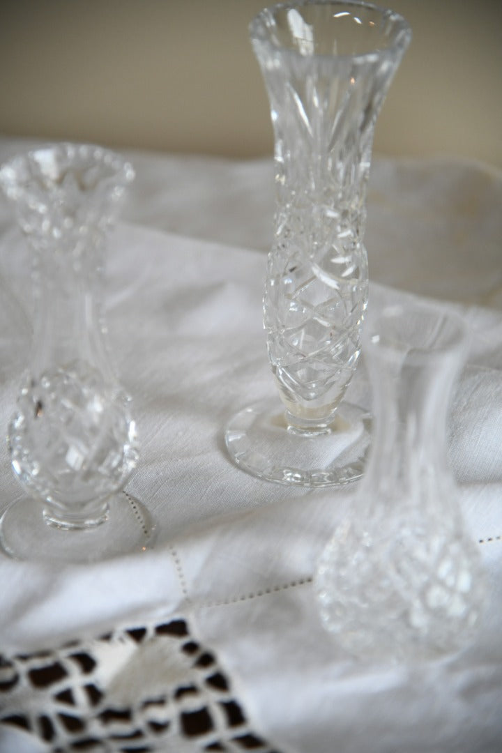 3 Glass Bud Vase