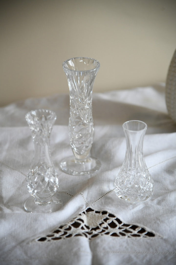 3 Glass Bud Vase