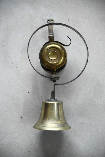 Antique Victorian Shop Door / Servants Bell