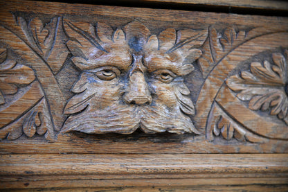 Victorian Golden Oak Dresser