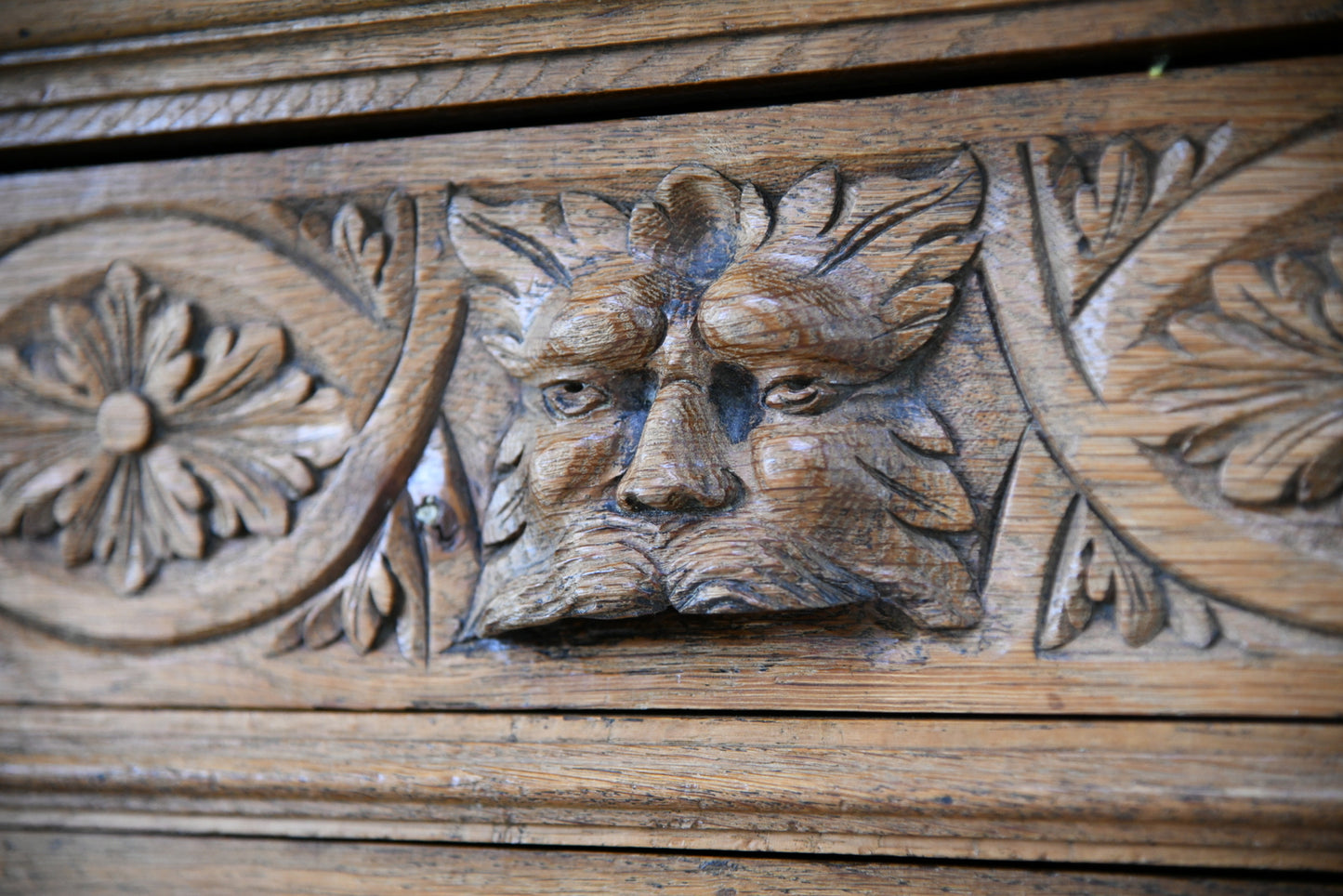 Victorian Golden Oak Dresser