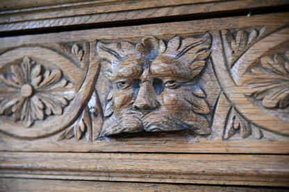 Victorian Golden Oak Dresser