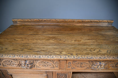 Victorian Golden Oak Dresser