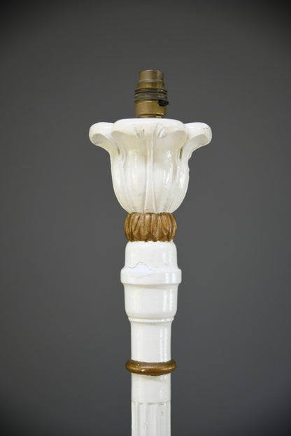 French Style Painted Standard Lamp