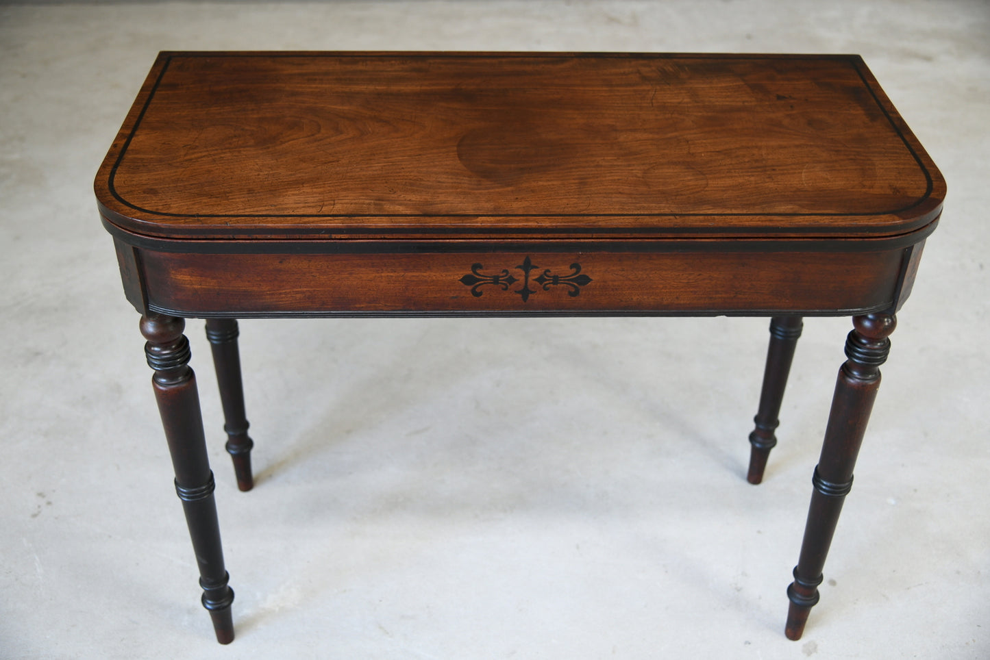 Mahogany Turn Over Side Table