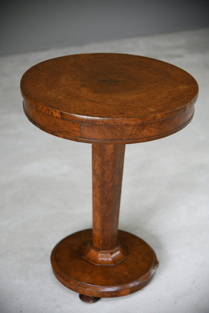 Victorian Burr Walnut Work Table