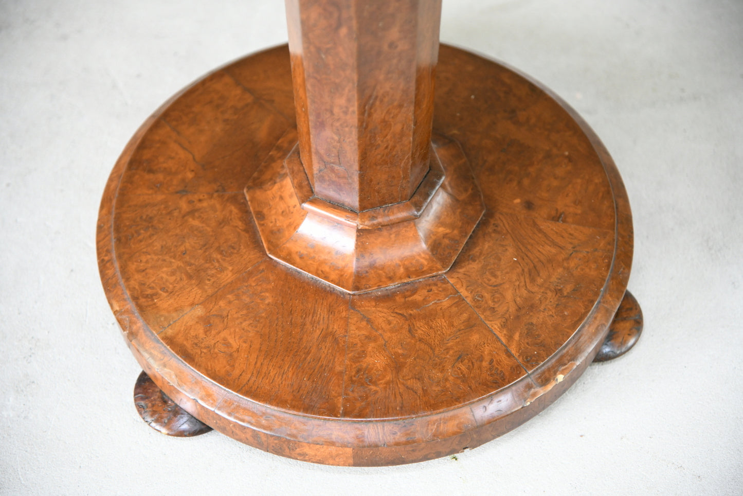 Victorian Burr Walnut Work Table