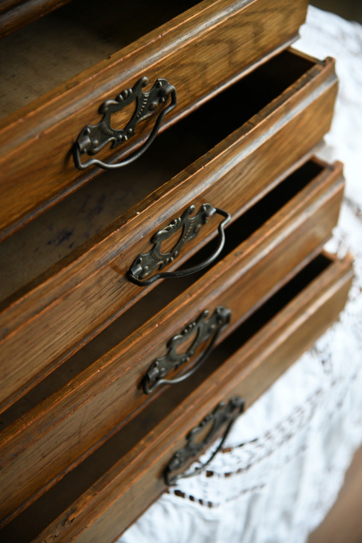 Edwardian Table Top Drawers